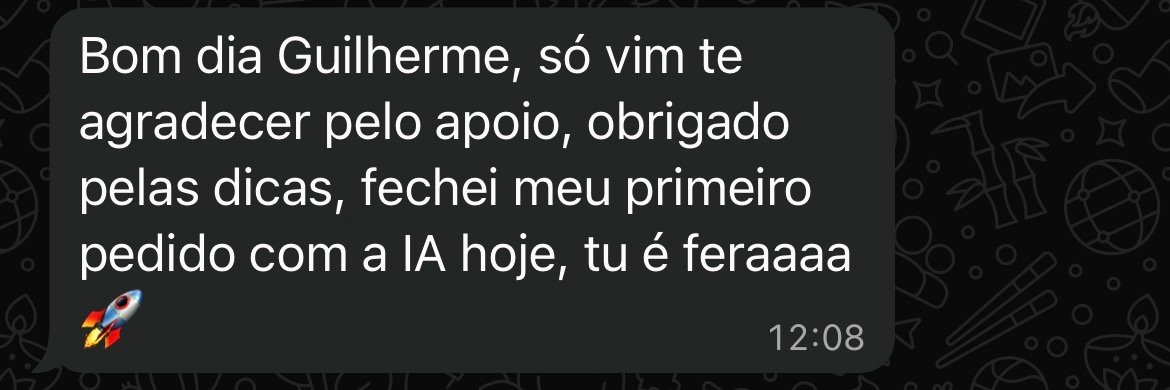 Depoimento de aluno